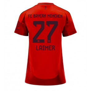 Bayern Munich Konrad Laimer #27 Dámské Domácí Dres 2024-25 Krátký Rukáv